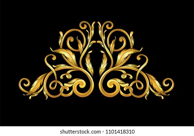 Gold Vintage Frame Scroll Stock Vector (Royalty Free) 1101418310 ...