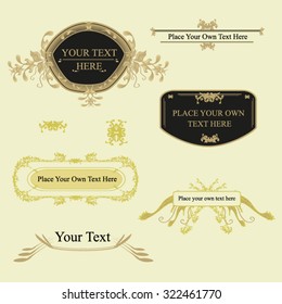Gold Vintage Frames