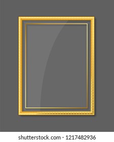 gold vintage picture frame 