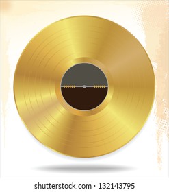 Gold Vinyl - Music Award