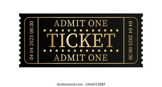 Gold VIP ticket or golden pass