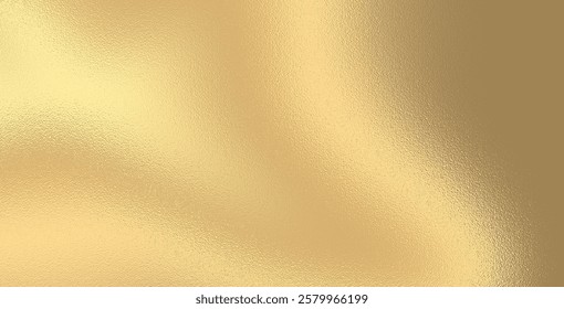 Gold wall texture background with shiny yellow foil effect. Glossy light reflections create a vibrant, luxurious feel, perfect for elegant golden paper or premium wallpaper designs. High quality image