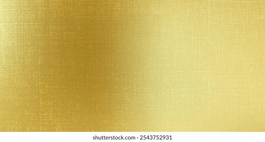 Gold wall texture background. Yellow shiny gold foil paint on wall sheet with gloss light reflection, vibrant golden paper luxury wallpaper eps 10