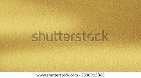 Gold wall texture background. Yellow shiny gold foil paint on wall sheet with gloss light reflection, vibrant golden paper luxury wallpaper