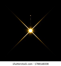 Gold warm color bright lens flare flashes leak for transitions on black background