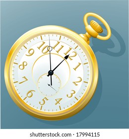 Gold Watch Vector Stock Vector (Royalty Free) 17994115 | Shutterstock