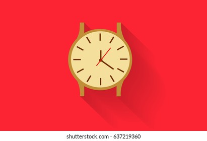 gold watch vector EPS 10