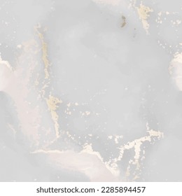 Gold Water Color Marble. Marble Alcohol Ink. Amethyst Water Color Background. Luxury Seamless Painting. Blue Seamless Background. Light Marble Watercolor. Gold Art Floor. Blue Floor Elegant Repeat.