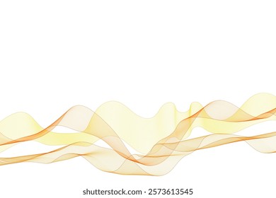 Gold wave. Abstract background. Vector illustration. Eps 10