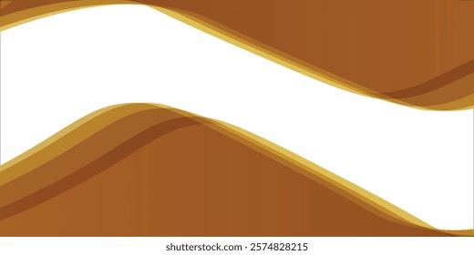 gold wave curve, golden wave corner shape for element, stripes ribbon golden graphic, striped gold art