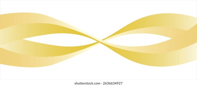 gold wave curve, golden wave corner shape for element, stripes ribbon golden graphic, striped gold. vectors