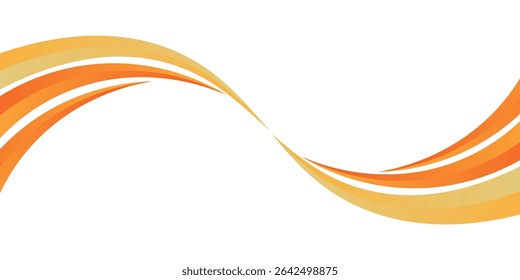 gold wave curve, golden wave corner shape for element, stripes ribbon golden graphic, striped gold. wave abstract geometric