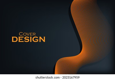 Gold wave. Linear geometric Art deco bricks. 20s retro style. Luxury seamless pattern. Packaging or menu design.Vector. Abstract Segwit. sound wave