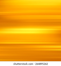 El fondo de las olas de oro. Placa metálica con luz reflejada. Ilustración vectorial.