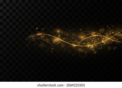 Goldener, welliger heller Hintergrund.