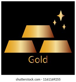 gold is wealth vector illustration