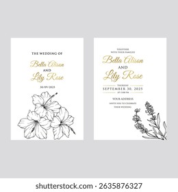 Quadro de casamento dourado sobre fundo branco. Conjunto de formas de círculo, brilhos, eucalipto, ramos de folhas. Design de folhagem elegante para casamento, cartão, convite, saudação.