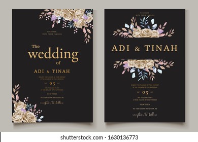 gold  wedding invitation card designs