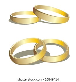 gold wedding rings