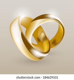 Gold wedding rings