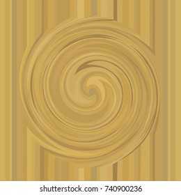   Gold whirlpool background. Golden oil swirl texture. Abstract vector backdrop.