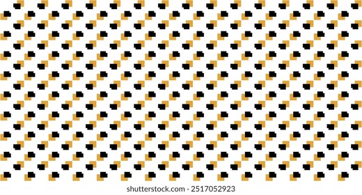 Oro, blanco y negro patrón de color 300 dpi Vector para la moda y la materia textil