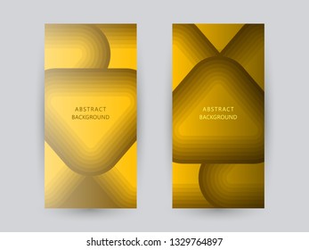 Gold white black simple elegant gradient triangle up down abstract background template. Can use for banner, flyer, cover. card, backdrop, presentation.