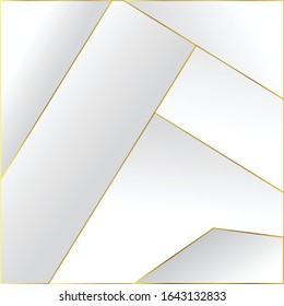 gold white geometric wallpaper background 