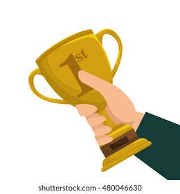 gold winner trophy 