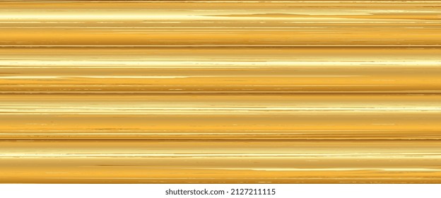 Gold wood texture background. Abstract gold background. Metal texture. Golden bamboo texture. Gold bamboo stick pattern background. Wood boards texture useful for background. Vector eps10.