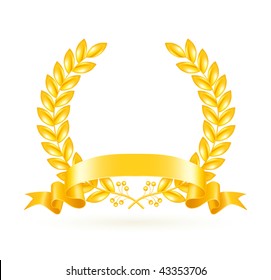 Gold Wreath, vector