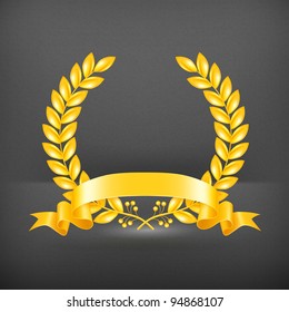 Gold Wreath, vector