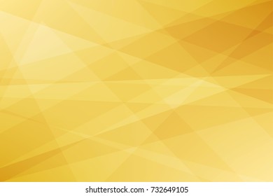 Gold Yellow Geometric Triangle Shape Abstract Background Vector Illustration