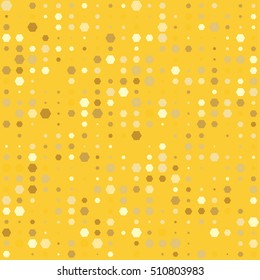 gold yellow hexagonal pattern