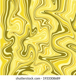 gold yellow marble background. Liquid stripy minimalistic trendy paint texture. Abstract fluid art. Acrylic and oil flow modern creative backdrop