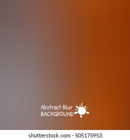 Gold yellow orange bokeh and blur background. Vector illustration.