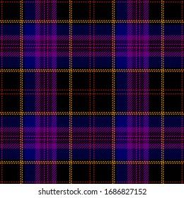 Gold,Blue,Purple and Black Tartan Plaid Scottish Seamless Pattern. Texture from tartan, plaid, tablecloths, shirts, clothes, dresses, bedding, blankets and other textile.