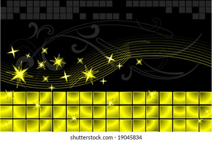 Golden abstract