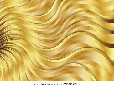 Golden abstract background. 