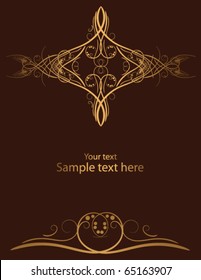 golden abstract  background