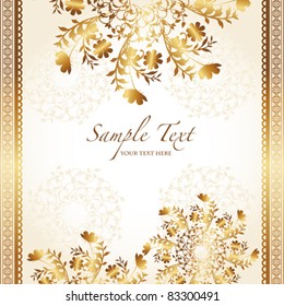 golden abstract background