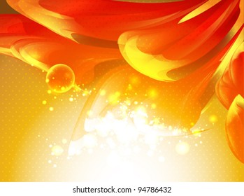 Golden Abstract Background