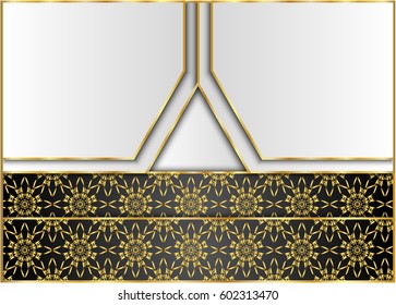 Golden abstract background. Blank for message or text.