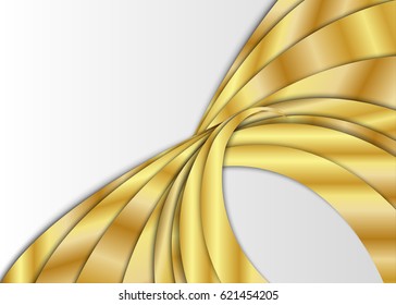 Golden abstract background. Blank for message or text.
