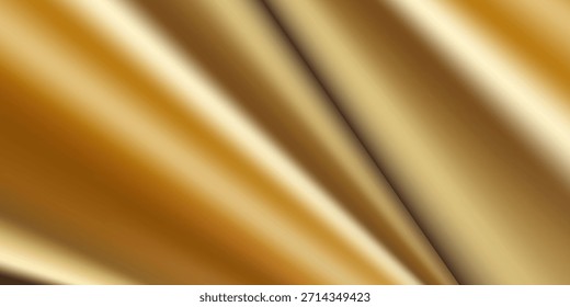 Goldener abstrakter Hintergrund mit diagonalen Lichtstreifen für Luxus-Branding und -Design