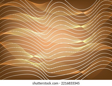 efecto de luz de fondo abstracto dorado