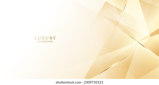 golden abstract background with luxury golden lines vector illustration