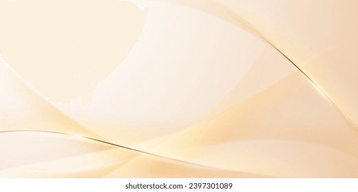 golden abstract background with luxury golden lines vector illustration