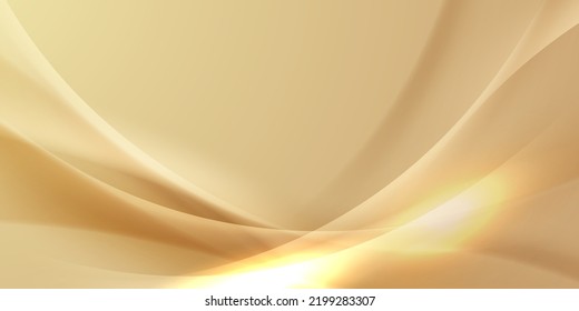 Golden Abstract Background Luxury Vector Design