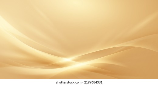 Golden Abstract Background Luxury Vector Design